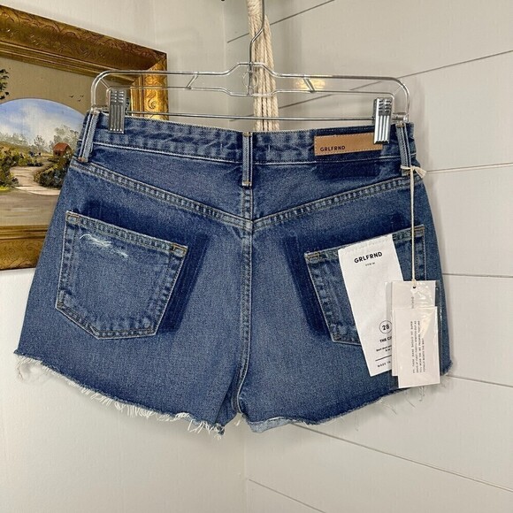 Grlfrnd x Revolve Cindy High Rise Short in Pink Moon NWT Size 28 - Picture 3 of 7